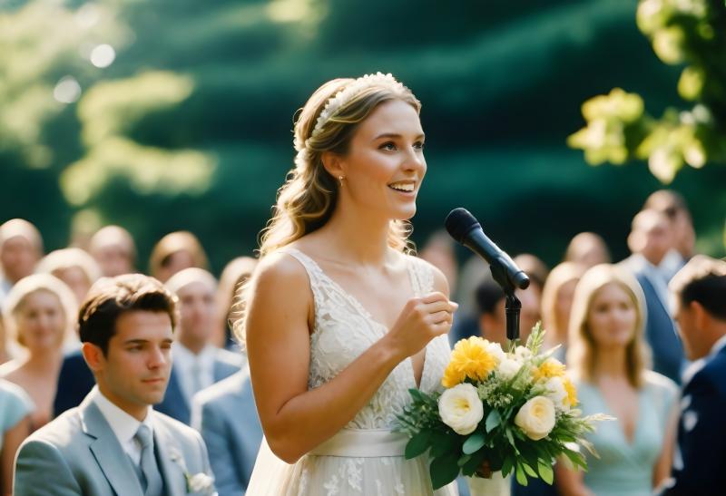 Tal till syster på bröllop